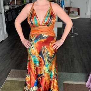 Artsy and unique formal / prom dress